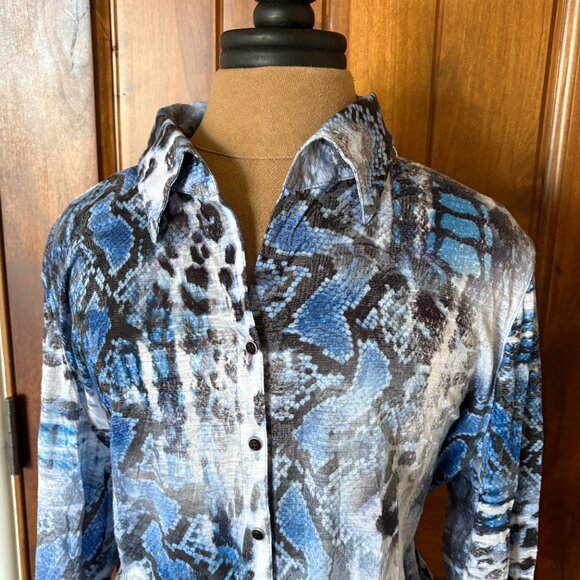 David Cline "COBRA" Crushed Roll-Up Button Up Shirt - Picture 2 of 10